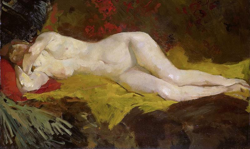 George Hendrik Breitner Reclining nude oil painting image